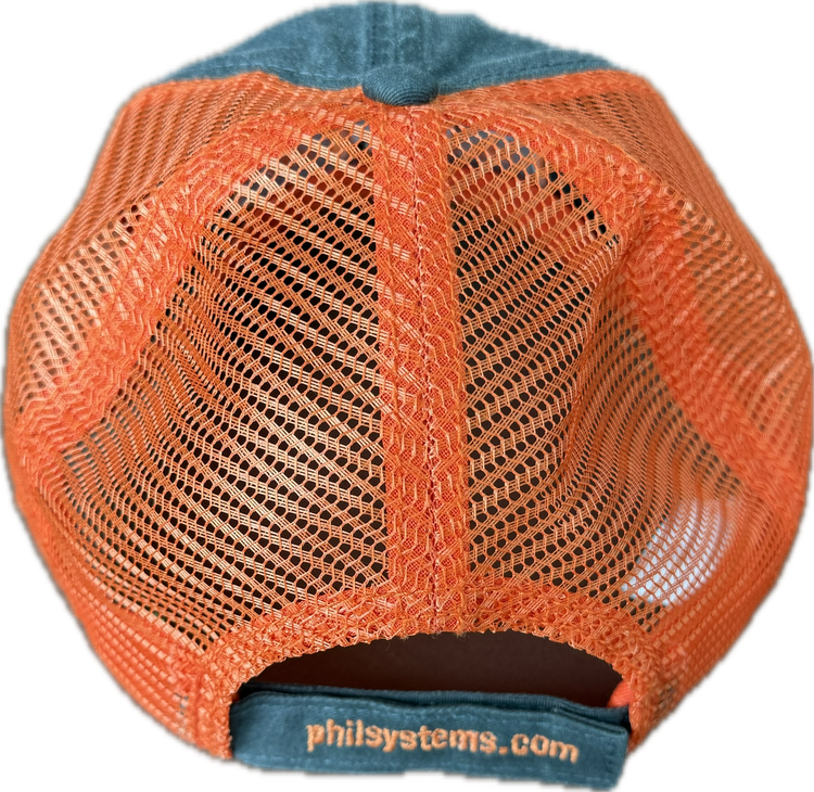 Graphite & Orange Trucker's Hat