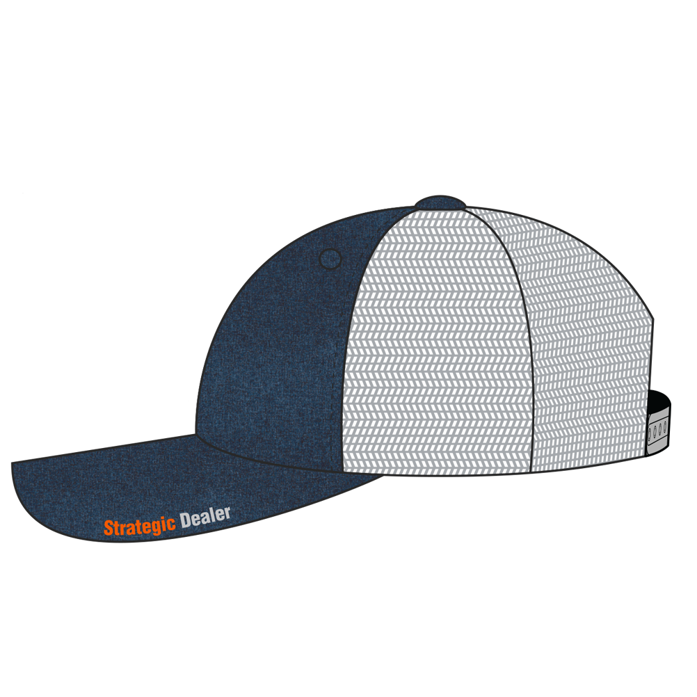 Blue & Gray Strategic Dealer Hat