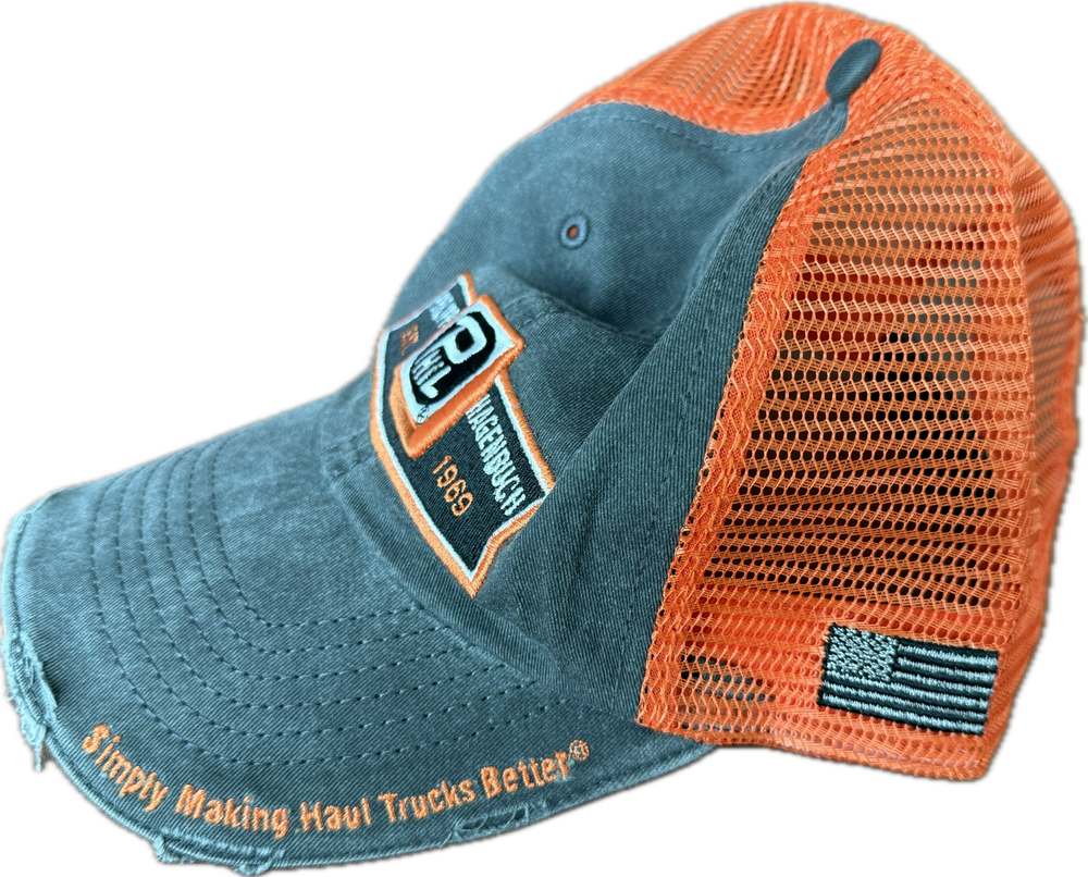 Graphite & Orange Trucker's Hat