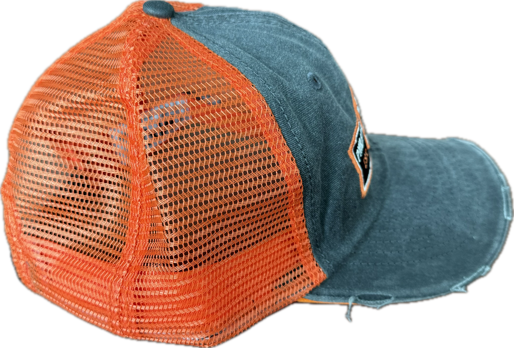 Graphite & Orange Trucker's Hat